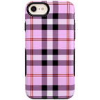 As if! | Light Purple Plaid Case