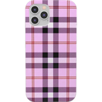 As if! | Light Purple Plaid Case