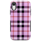 As if! | Light Purple Plaid Case
