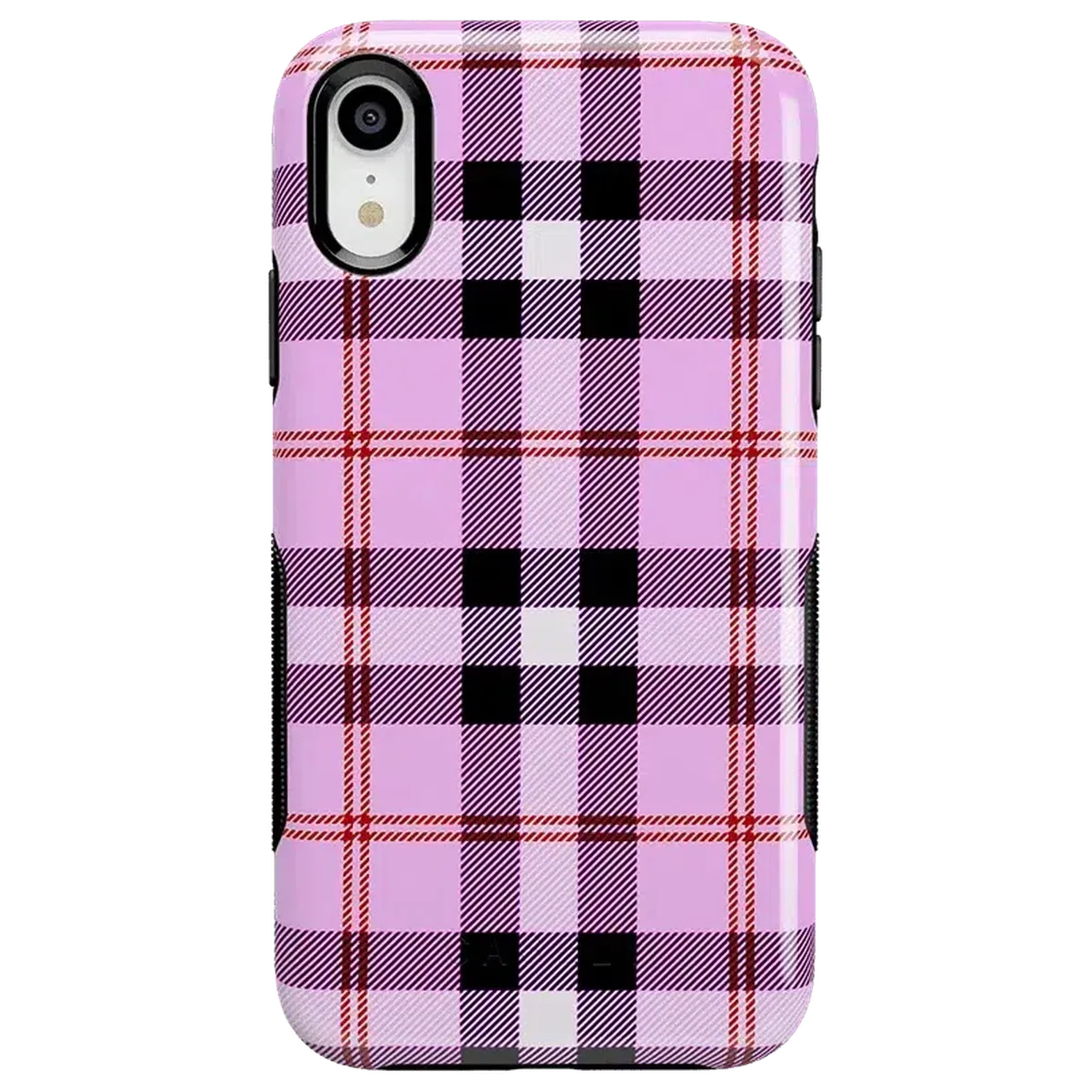 As if! | Light Purple Plaid Case