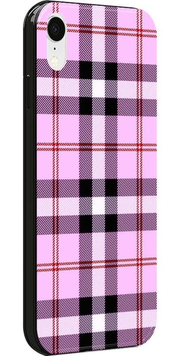 As if! | Light Purple Plaid Case