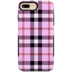 As if! | Light Purple Plaid Case