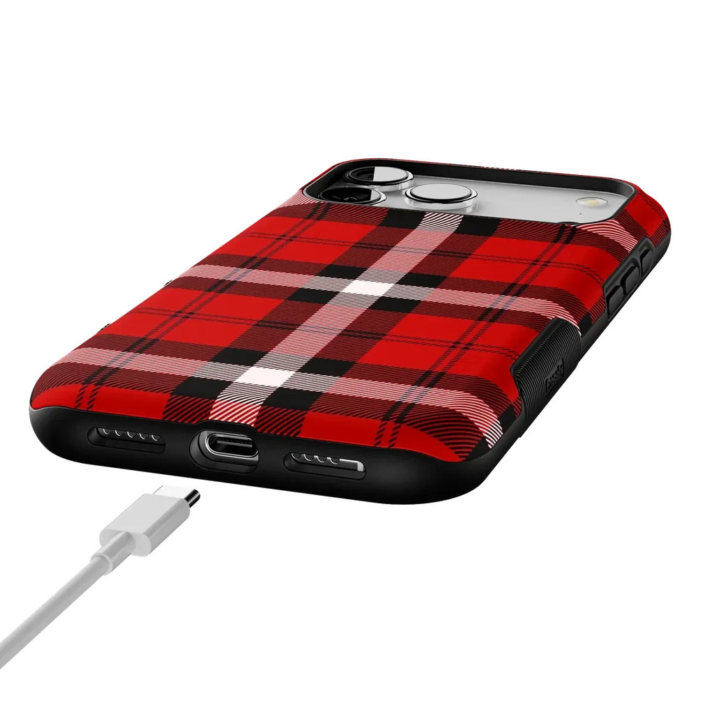 As if! | Red Plaid Case