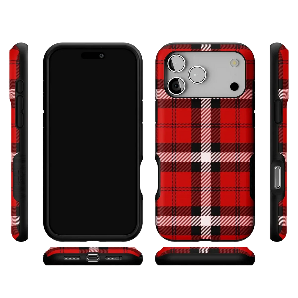 As if! | Red Plaid Case