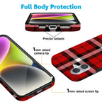 As if! | Red Plaid Case