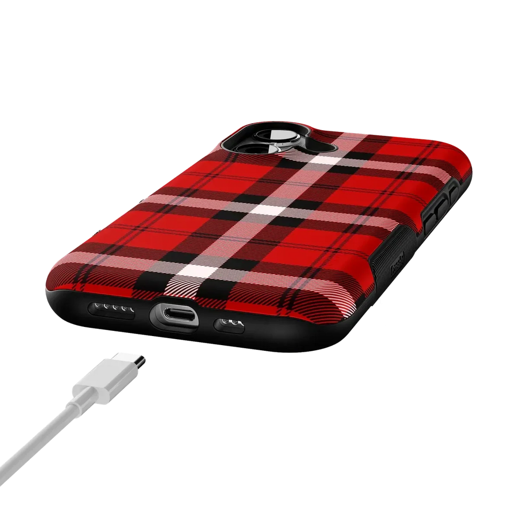 As if! | Red Plaid Case