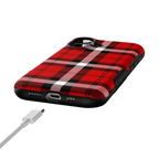As if! | Red Plaid Case