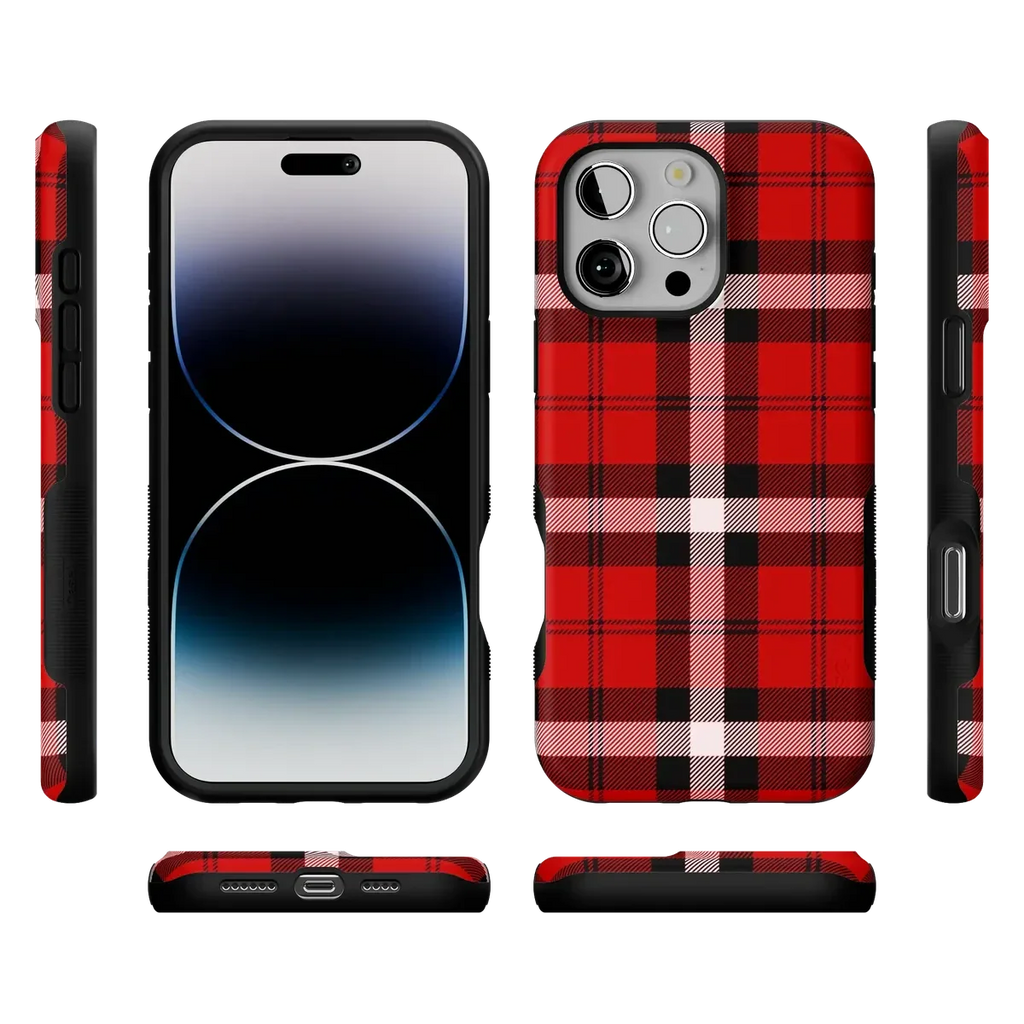As if! | Red Plaid Case