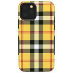 As if! | Yellow Plaid iPhone Case
