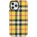 As if! | Yellow Plaid iPhone Case