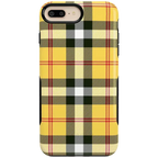 As if! | Yellow Plaid iPhone Case