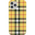 As if! | Yellow Plaid iPhone Case