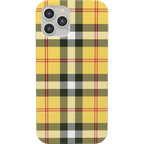 As if! | Yellow Plaid iPhone Case