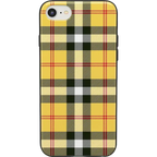 As if! | Yellow Plaid iPhone Case
