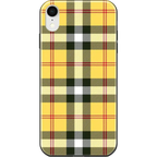 As if! | Yellow Plaid iPhone Case