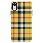 As if! | Yellow Plaid iPhone Case