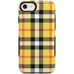 As if! | Yellow Plaid iPhone Case