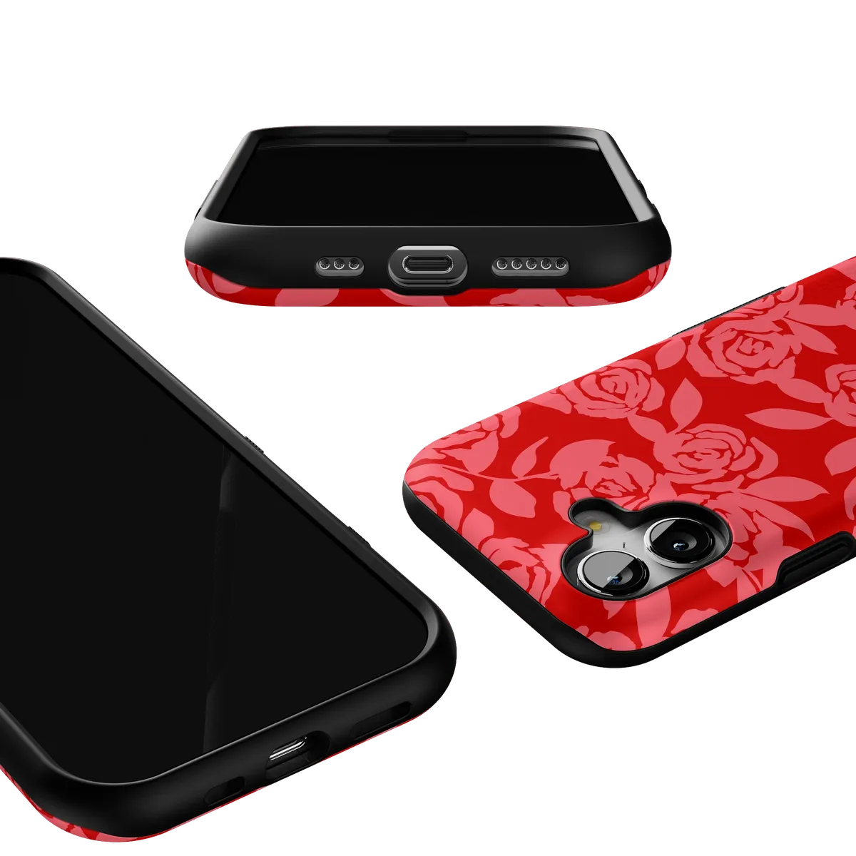 Final Rose | Red & Pink Floral Case