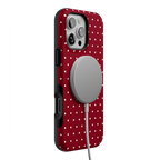 On the Dot | Maroon Polka Dot Case