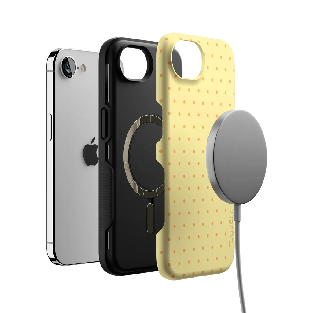 On the Dot | Yellow Polka Dot Case