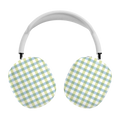 Pastel Picnic | Blue & Green Gingham AirPods Max Case