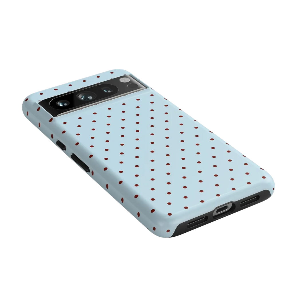 On the Dot | Blue Polka Dot Case