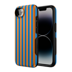 Go New York | Blue & Orange Stripes Case