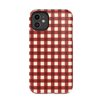 Checked Twice | Red Plaid Case