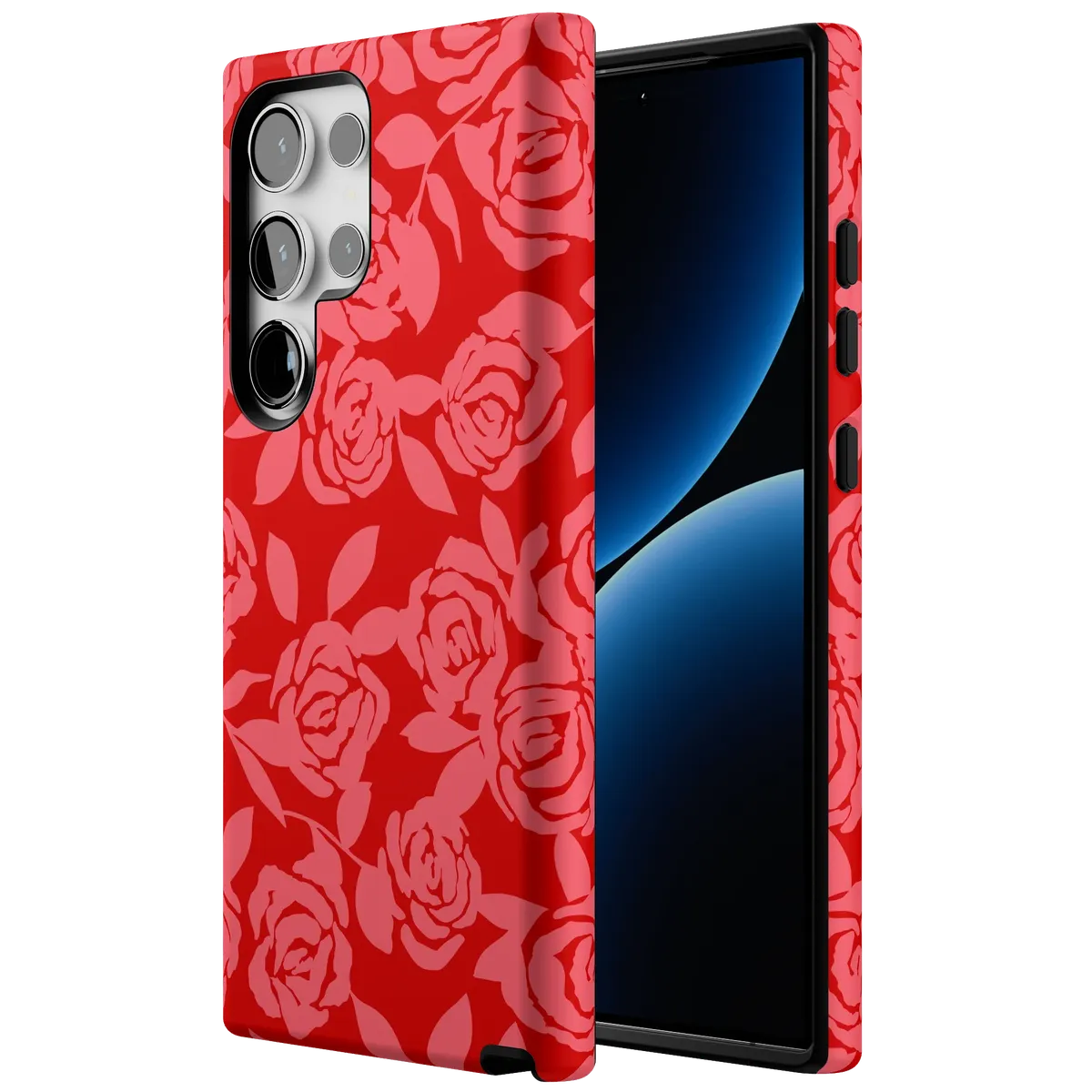 Final Rose | Red & Pink Floral Case