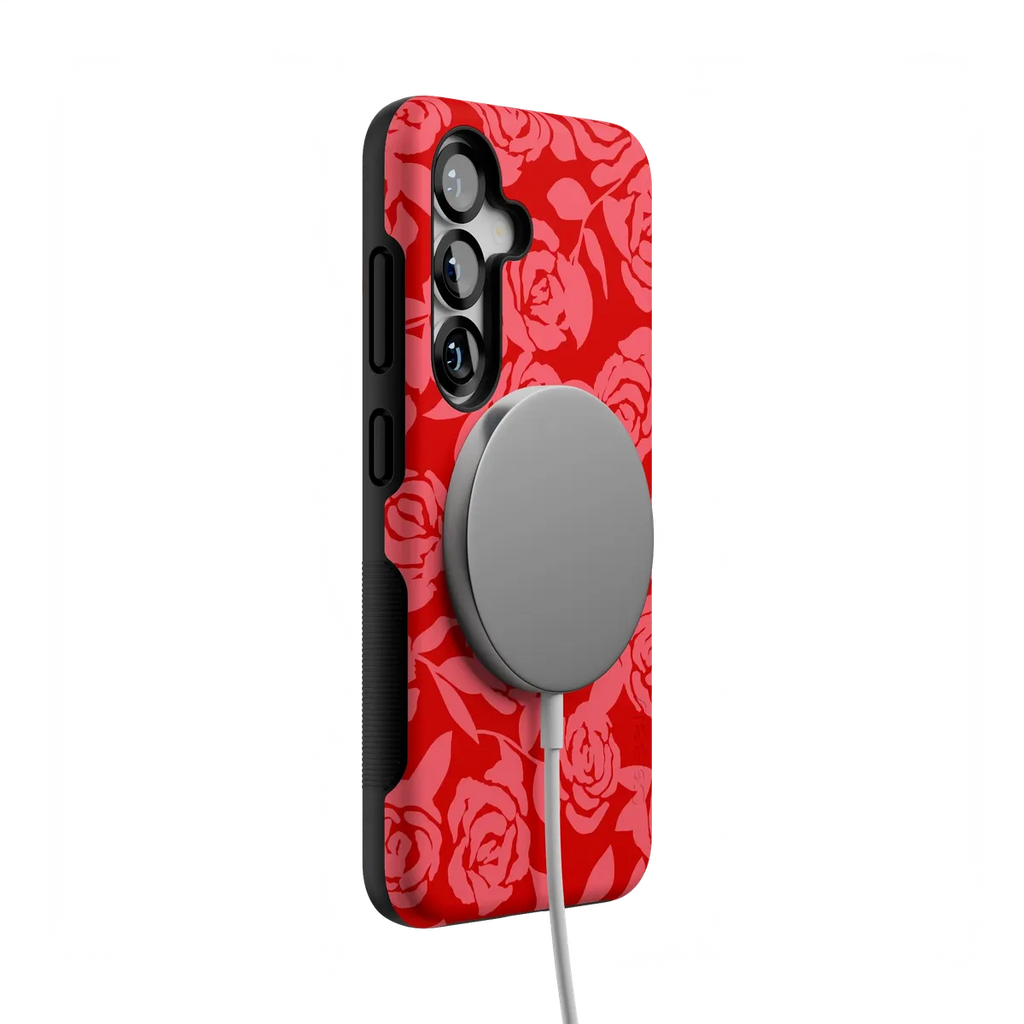 Final Rose | Red & Pink Floral Case