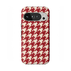 Scarlet Stitch | Red Houndstooth Case
