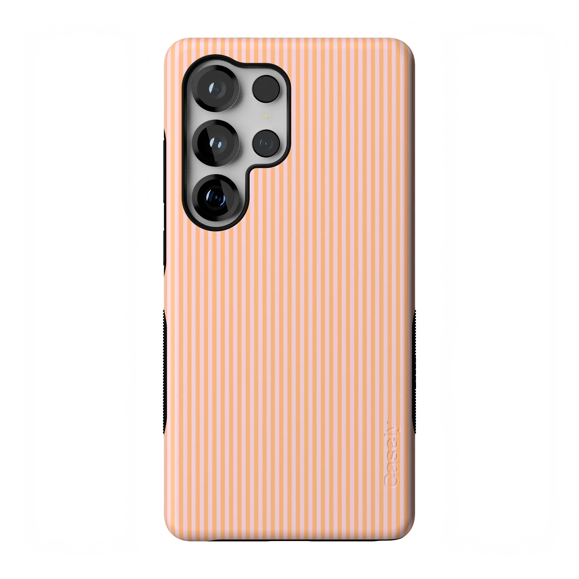 Stripes and the City | Orange & Pink Pinstripe Case