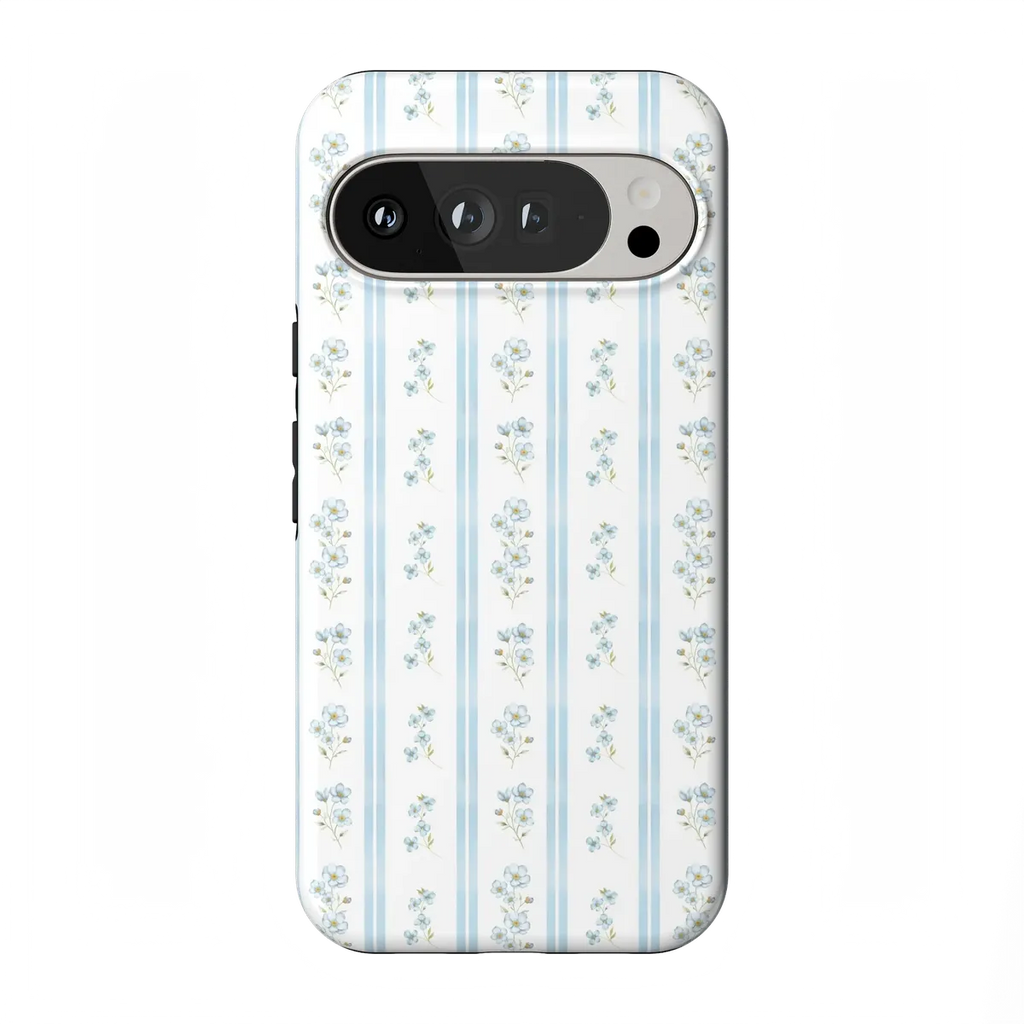 Cottage Stripe | Blue Floral Case