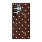 Teddy Bows | Brown Polka Dot Case