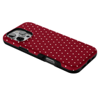 On the Dot | Maroon Polka Dot Case