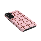 Uptown Gridlock | Pink Checkerboard Case