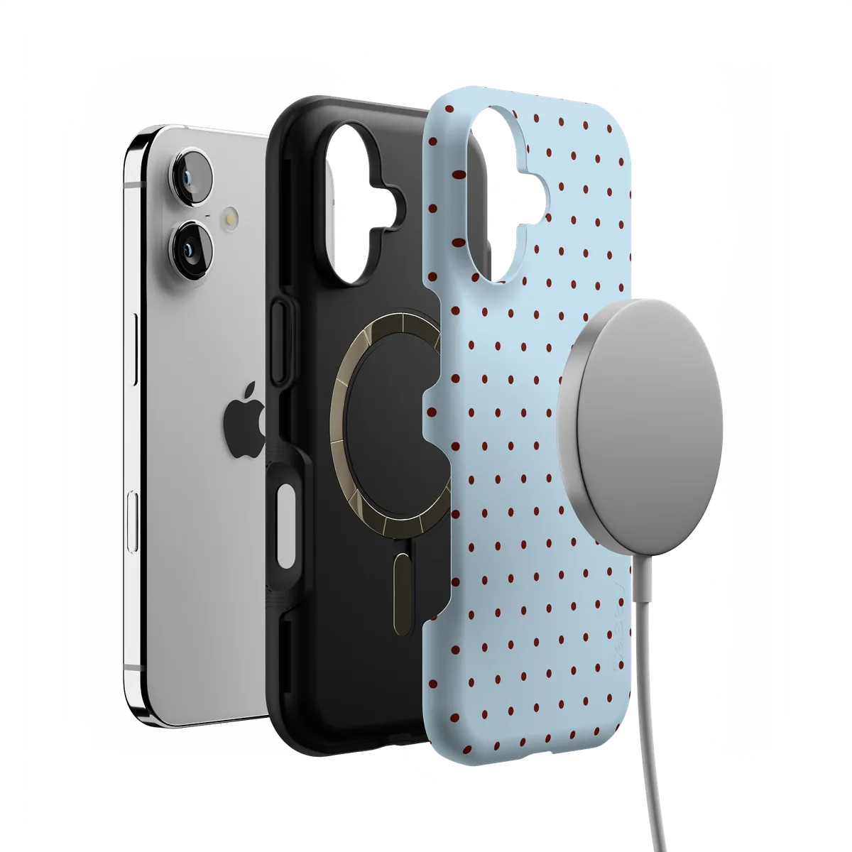 On the Dot | Blue Polka Dot Case