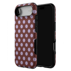 Spotted in SoHo | Burgundy Polka Dot Case