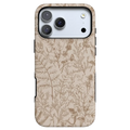 Beige Garden | Neutral Floral Case