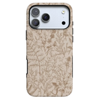 Beige Garden | Neutral Floral Case
