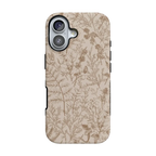 Beige Garden | Neutral Floral Case