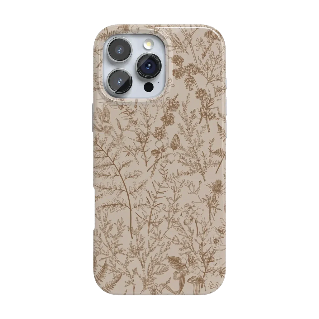 Beige Garden | Neutral Floral Case
