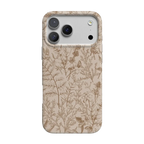 Beige Garden | Neutral Floral Case