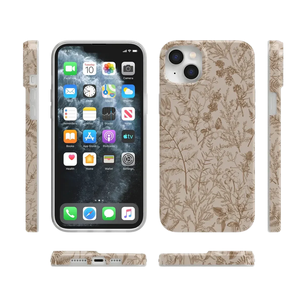 Beige Garden | Neutral Floral Case
