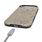 Beige Garden | Neutral Floral Case