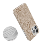Beige Garden | Neutral Floral Case