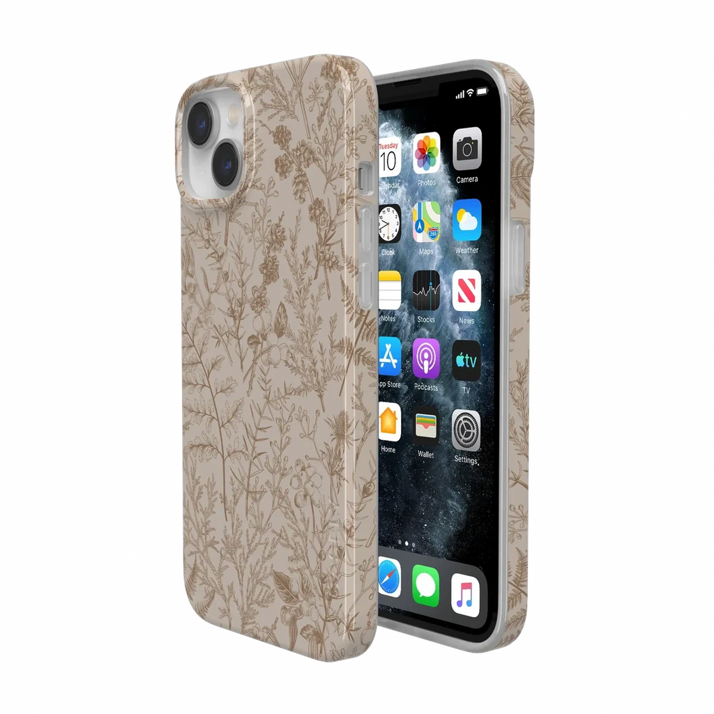 Beige Garden | Neutral Floral Case