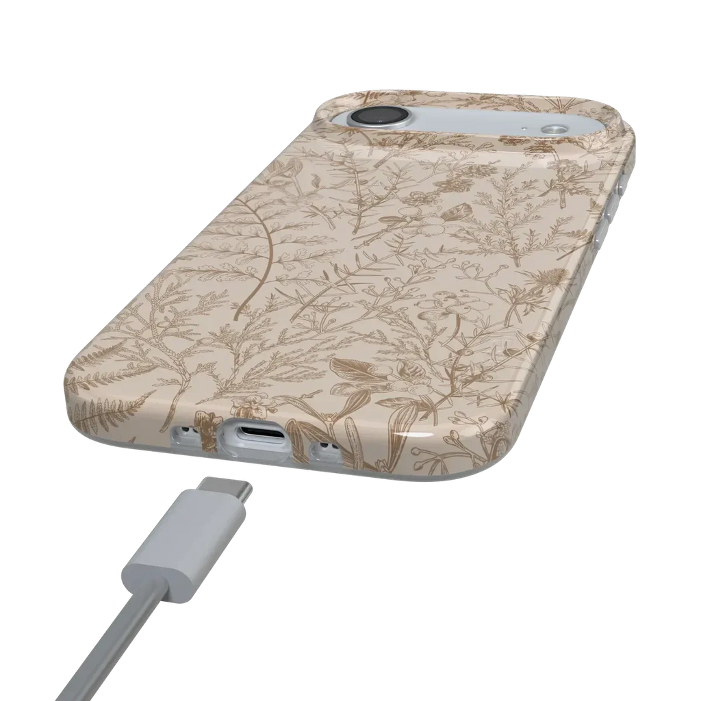 Beige Garden | Neutral Floral Case