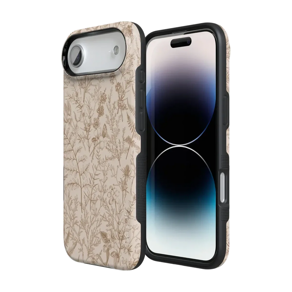 Beige Garden | Neutral Floral Case