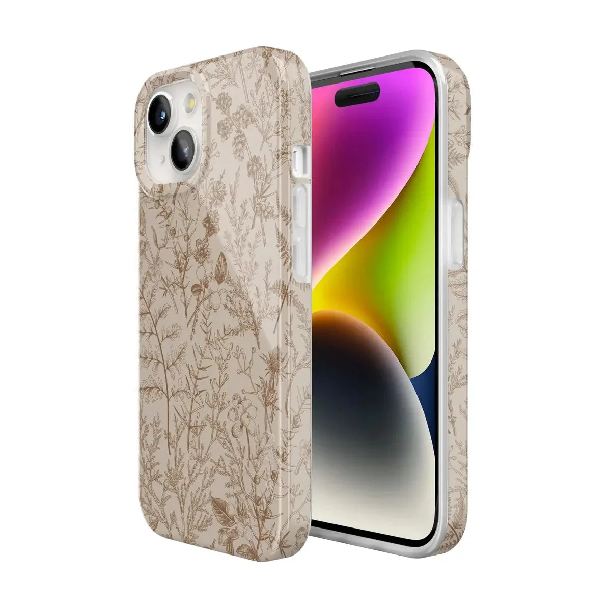 Beige Garden | Neutral Floral Case
